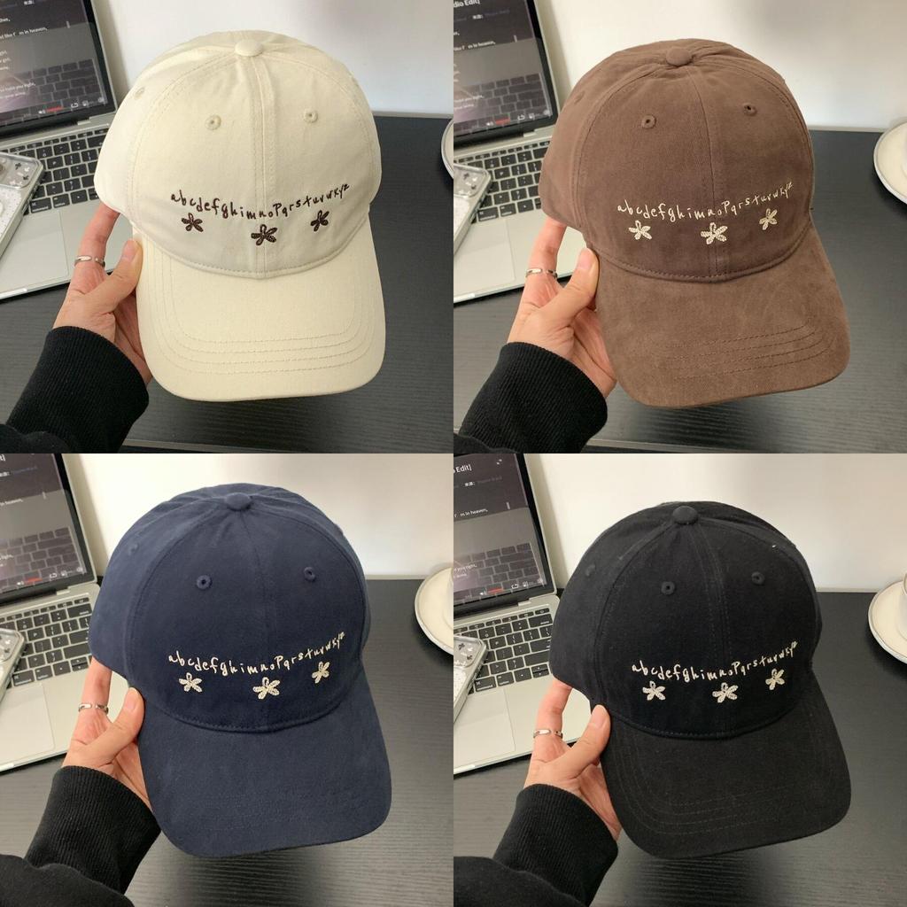 Cotton Embroidered Baseball Hat With Adjustable Fit For Summer Outdoor Wear