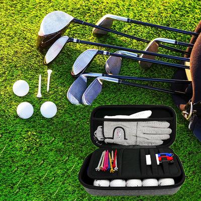 Golfzubehör Organizer Tasche für Handschuhe Bälle Tees Marker EVA Tragbare Aufbewahrungstasche