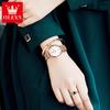 OLEVS Women's Watches Luxury Fashion Rose Gold Fine Steel Original Brand Quartz Wristwatch for Lady Waterproof Date Trend Dress