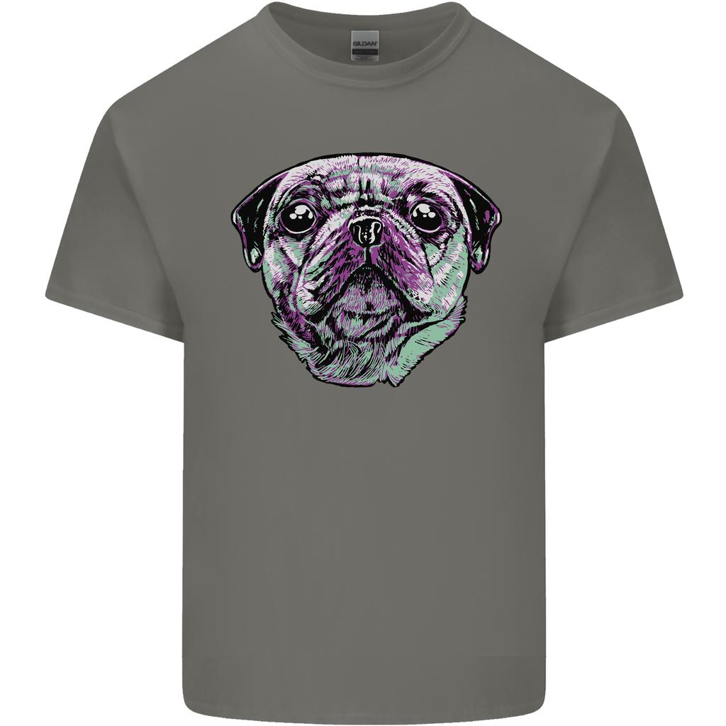 A Pug Face Dog Unisexs Light Cotton TShirt