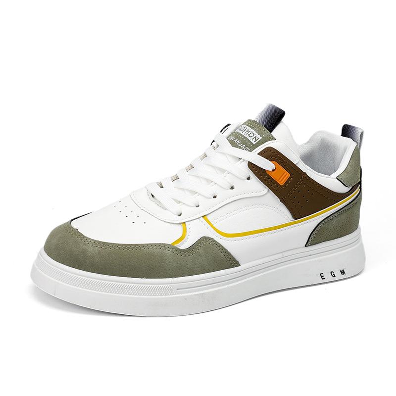 Men's Shoes, New Breathable Low Top Board Shoes, Men's Casual Shoes, Versatile Flat Shoes