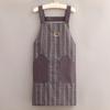New Waterproof Apron Stain-Resistant Oil-Proof Kitchen Smock Sleeveless Simple Hotel Restaurant Chef Barbecue Apron