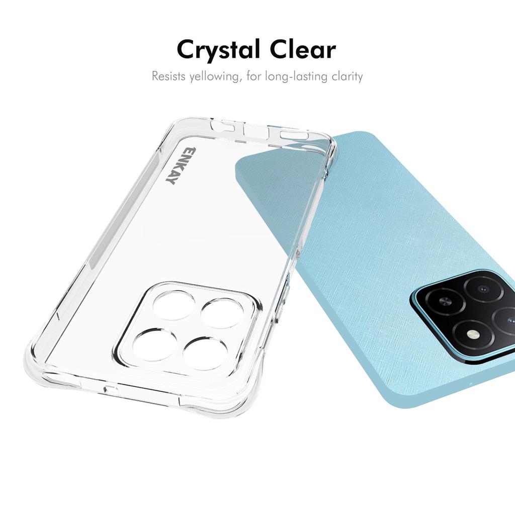 For Honor X5b Plus/Honor X5b Clear Phone Case ENKAY HAT PRINCE Shockproof Anti-Slip TPU Cover