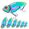 Colorful Metalvib Micro Bait Fishing Lure with Sequins Full Swim Layer Ice Fishing Sinkers Fake Bait for Angling