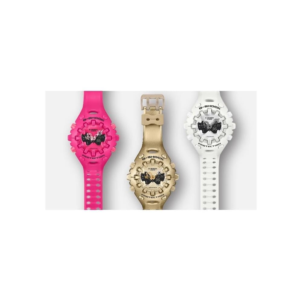 Casio G-Shock GA-V01 Series Analog-Digital Watch Pink Bumper Index Men's Overseas Model