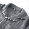 G5Z Men's Korean Style Quilted Pajamas - Thick Air Cotton, Loose Fit, Plus Size, For Autumn/Winter/Spring Homewear