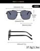 New Men's Fashion Square Frame Driving Sunglasses
