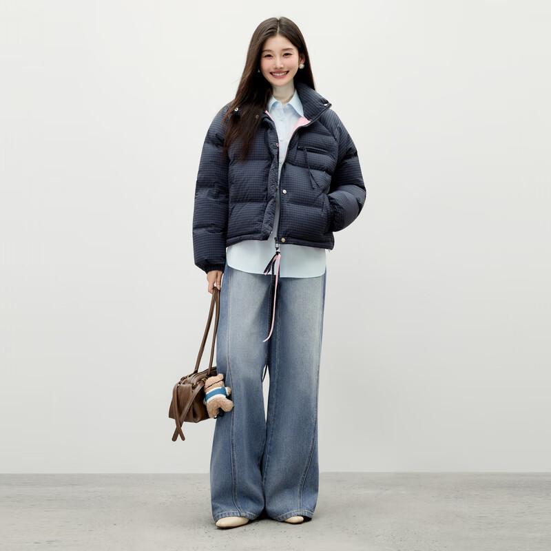 Autumn Water Yi Ren Fashion Commuter Stand Collar Down Jacket