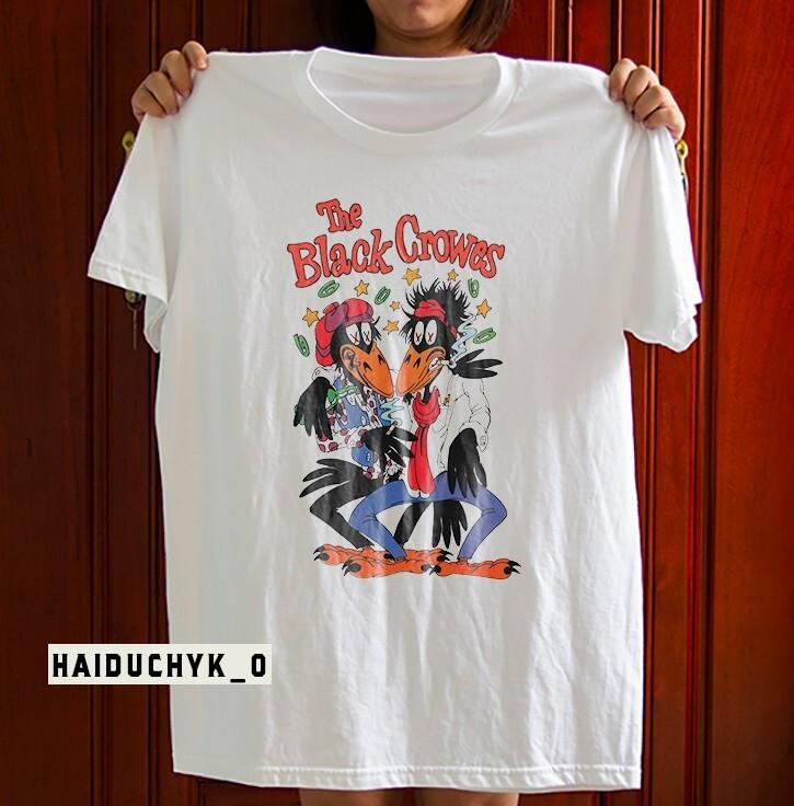 1990 The Black Crowes White Unisex White T-shirt Size S-5XL Unisex T-Shirt S