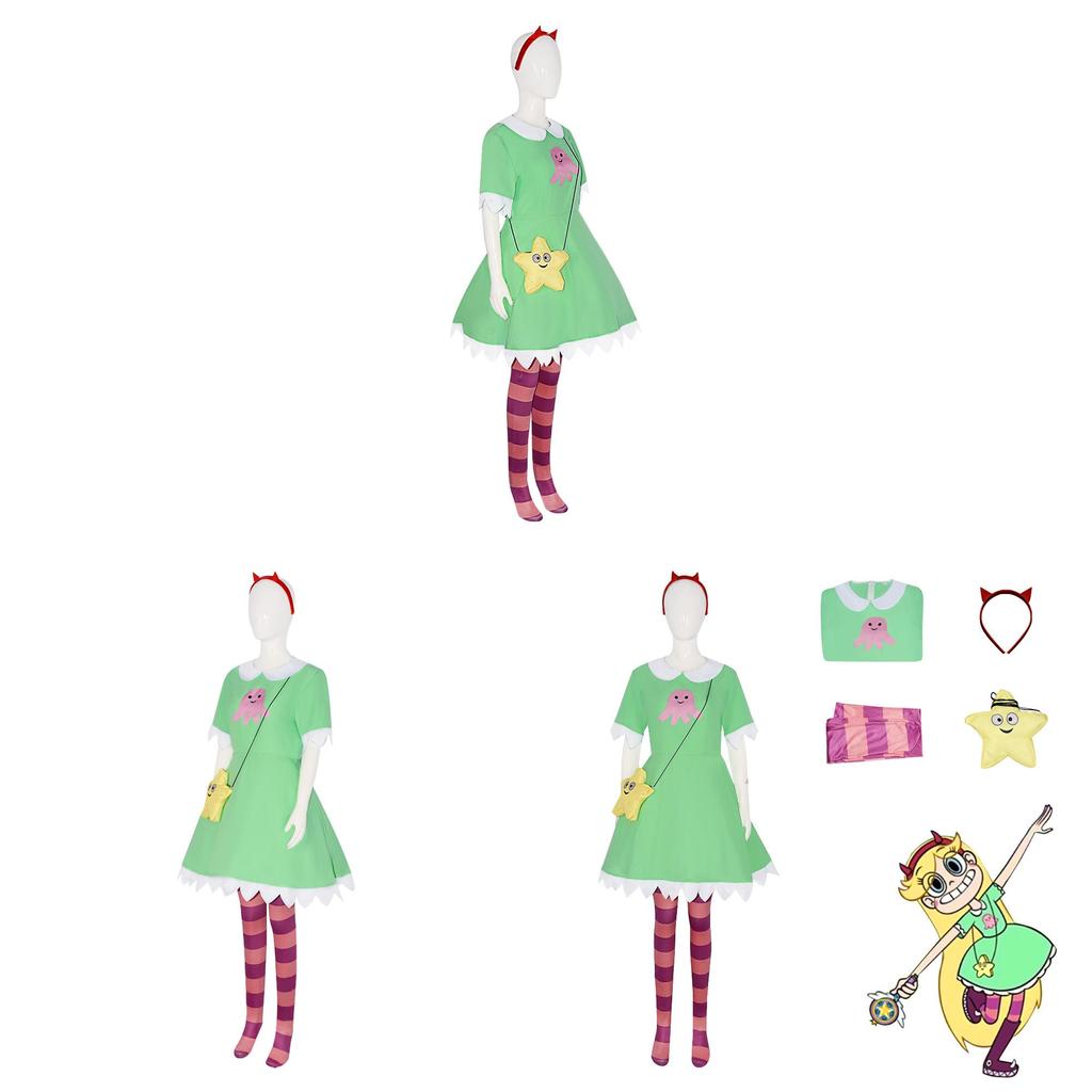 Star Vs The Forces Of Evil Princess Cosplay Costume With Spandex For Anime Conventions