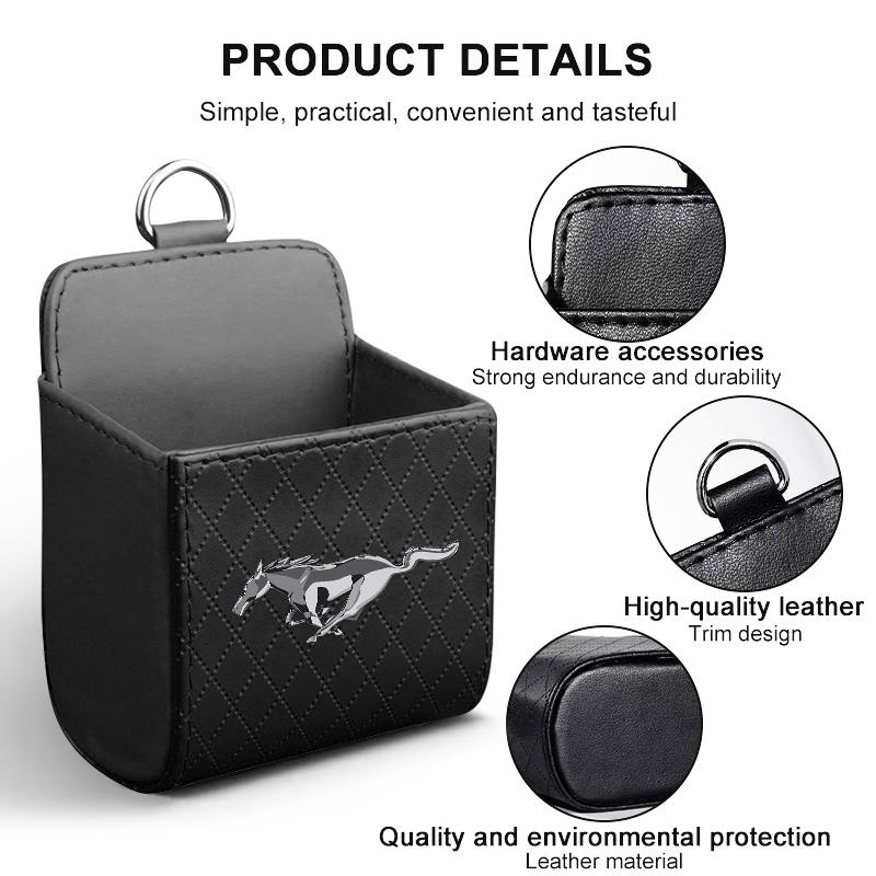 1 Pezzo Scatola Portaoggetti per Bocchetta d'Aria Auto Organizer per Telefono Occhiali Articoli per Auto Per Ford Mustang F10 Scarpe Miniatura Gt Shelby 2005 2015 Donna 2012 Kuga
