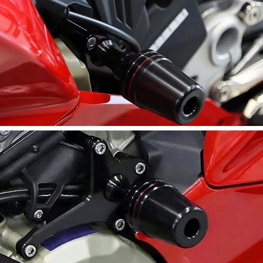 For Panigale V4 PANIGALE V4S 2025 2026 Frame Slider Protector Motorcycle Engine Anti-collision Protector Anti-collision Ball