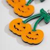 Halloween Funny Pumpkin Earrings Cartoon Holiday Party Earrings Simple Style Versatile Personalized Ear Accessories Female