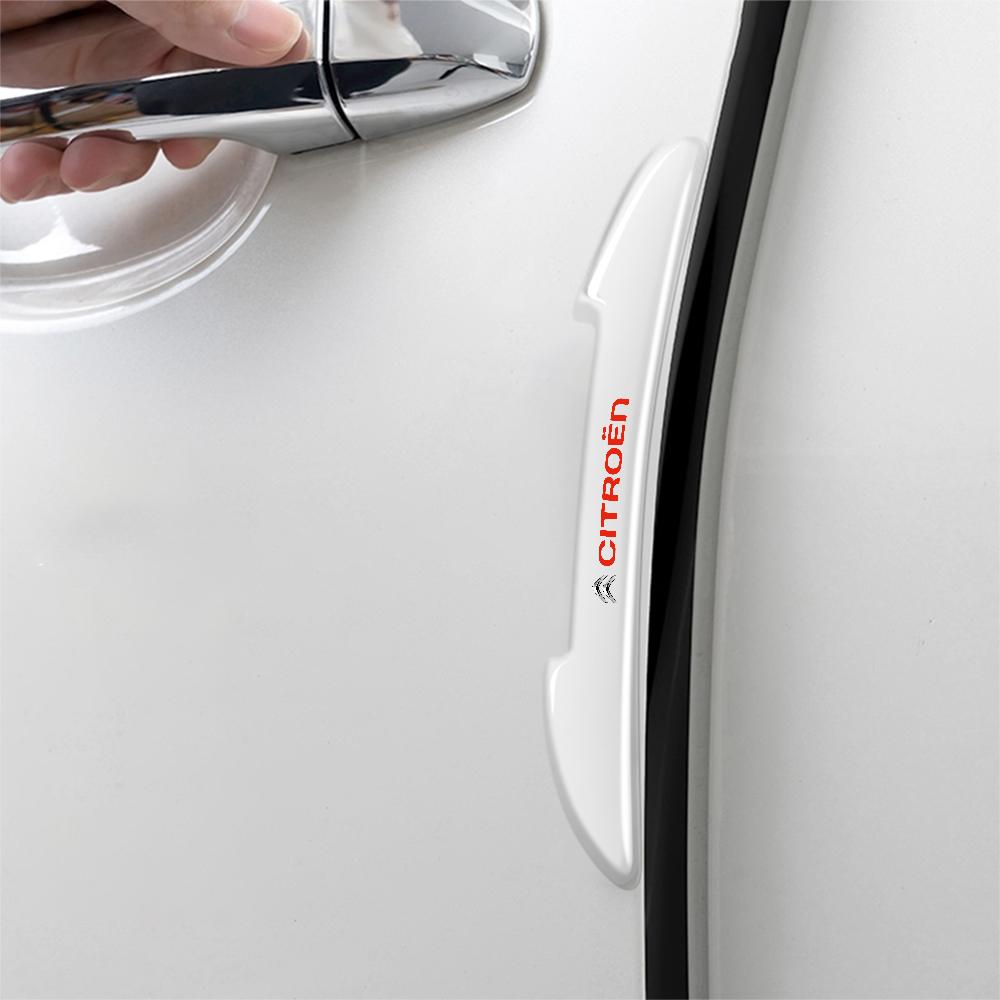 4Pcs Bumper Anti-collision Strip Car Door Anti-Scratch Stickers For Citroen C1 C2 Grand C4 Picasso C4L VTS C-ELYSEE DS C3 C5 C6