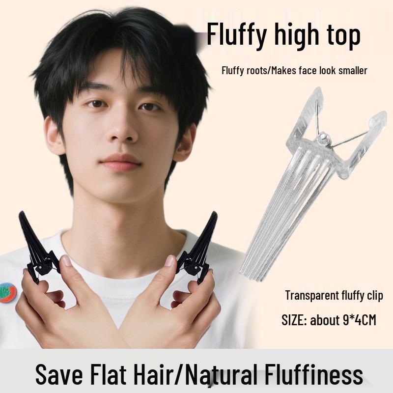 Korean Men's Root Lifting Hair Comb Clip – No-Trace Styling Tool