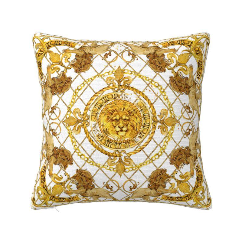 

Пользовательский Роскошный Роскошный Европейский Барокко Арт Наволочка Мягкая Наволочка Декорация Гостиной 30x30cm 12x12in