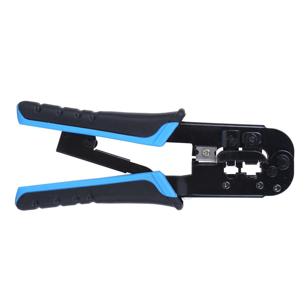 

Клещи для сетевых кабелей RJ45 RJ11 двойного назначения 8p6P с кристаллической головкой, обжимной инструмент для зачистки