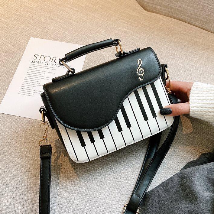 Damen Umhängetasche Piano Black TRB 2364 Einheitsgröße