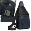 Breast Bag New Men's Multi-functional Simple Fashion Trend Shoulder Bag Business Commuter Messenger Bag