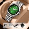 Men Quartz Watch Minimalist Fashion Wristwatch Stainless Steel Strap Luxury Gift Box Set Classic Waterproof Watch for Men