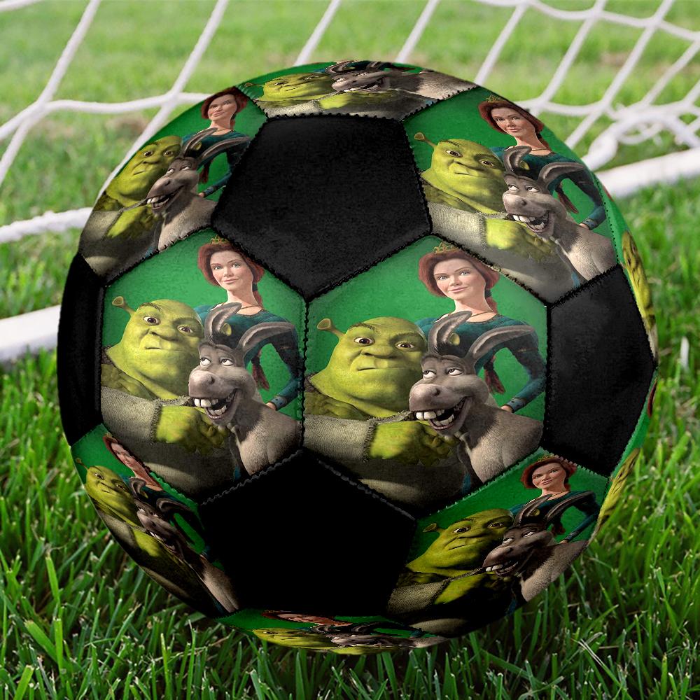 Shrek Theme Size 5 Soccer Ball, Suitable for Both Indoor and Outdoor Matches, a Gift Suitable for Everyone.
