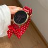 18/20/22mm Polka Dot Bow Nylon Watch Strap with Magnetic Clasp Replacement Band for Women Compatible with Huawei, Samsung Garmin Xiaomi Smart Watch