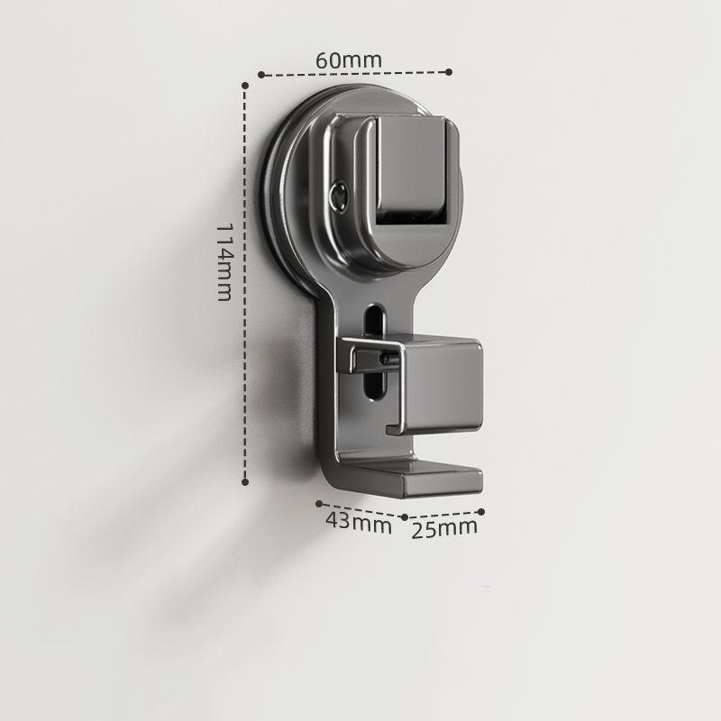 

Крючок с присоской, настенный кронштейн для хранения раковины, кронштейн для хранения раковины в ванной, пластиковый крючок для экономии места серый