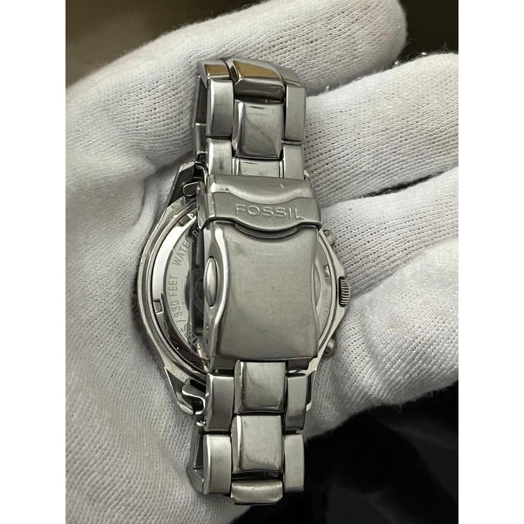 Used [Obon Limited Price Reduction] FOSSIL Men's Watch Silver