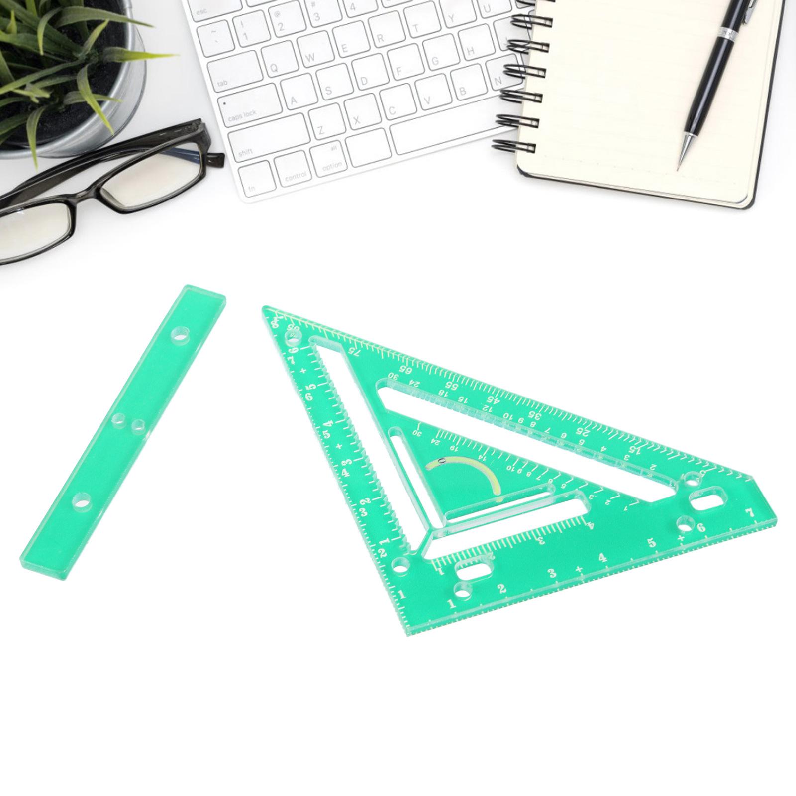 

Стропильный угольник с блоком Bubble Jig Пластиковая линейка для позиционирования Стропильный угольник Инструмент для столярных работ