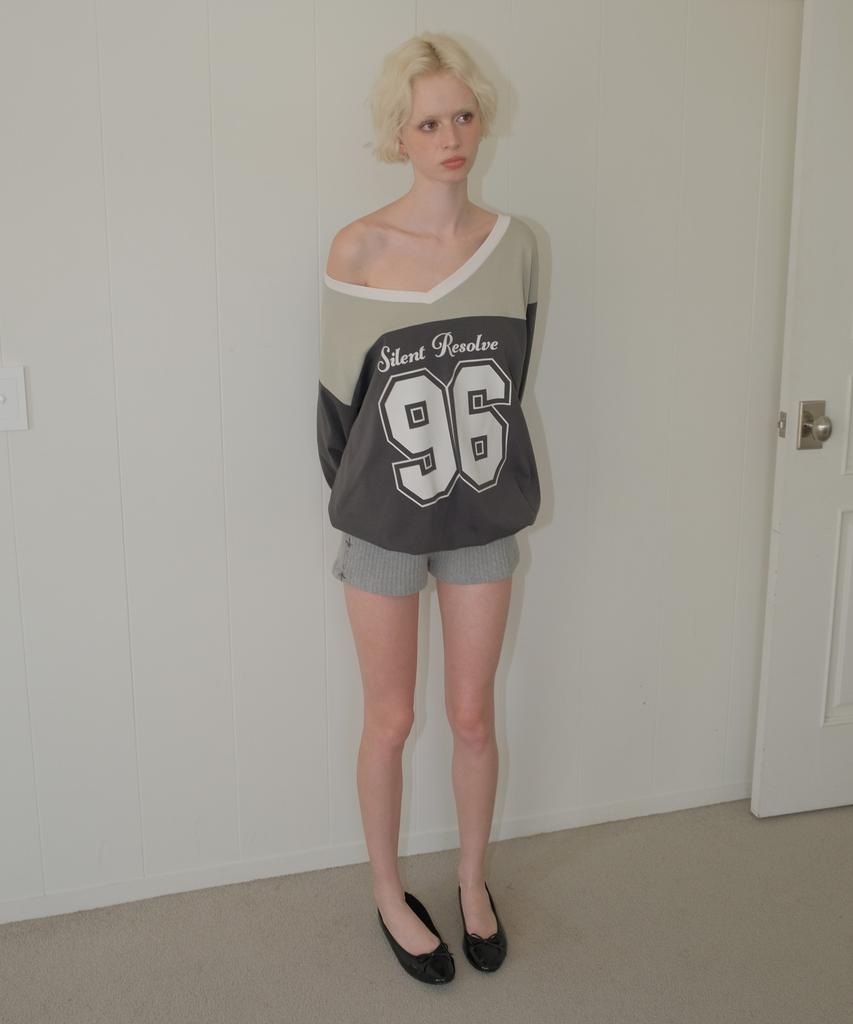 Kyuliti C Numbering T-Shirt_Grey
