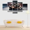 5 Pieces Canvas Wall Arts Poster Painting Cars Spear Wallpaper Home Decor Picture Printing For Living Room Image Artwork
