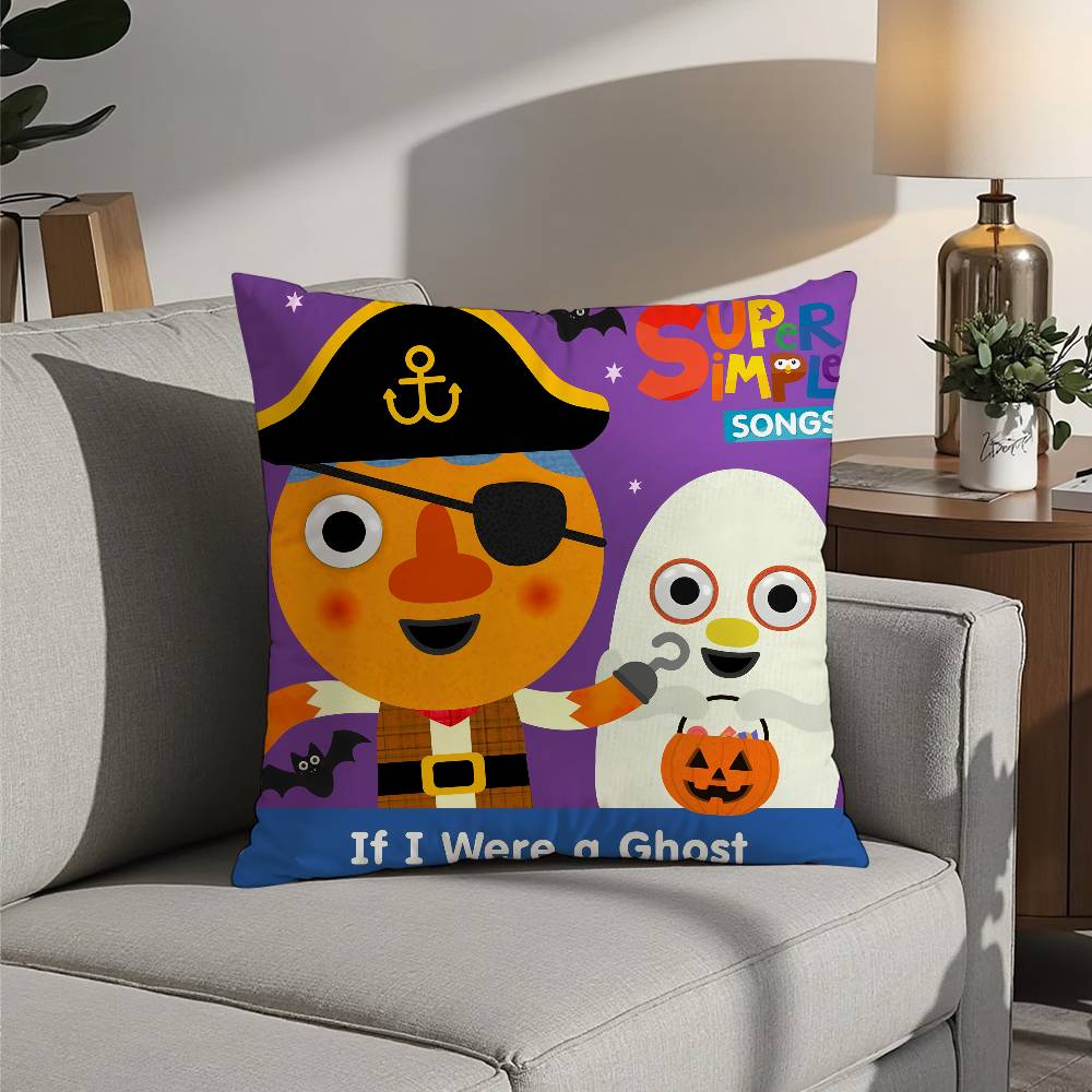 

Cartoon Noodle & Pals Pillow Case 3D Print Polyester Fiber 40*40cm Home Sofa Throw Decoration Festival Gift 12x12in 30x30cm