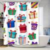 Tu Shower Curtain Abstract Pattern Modern Waterproof Fabric Bathroom Decor Set Vintage Floral Farmhouse Artistic Home Textile