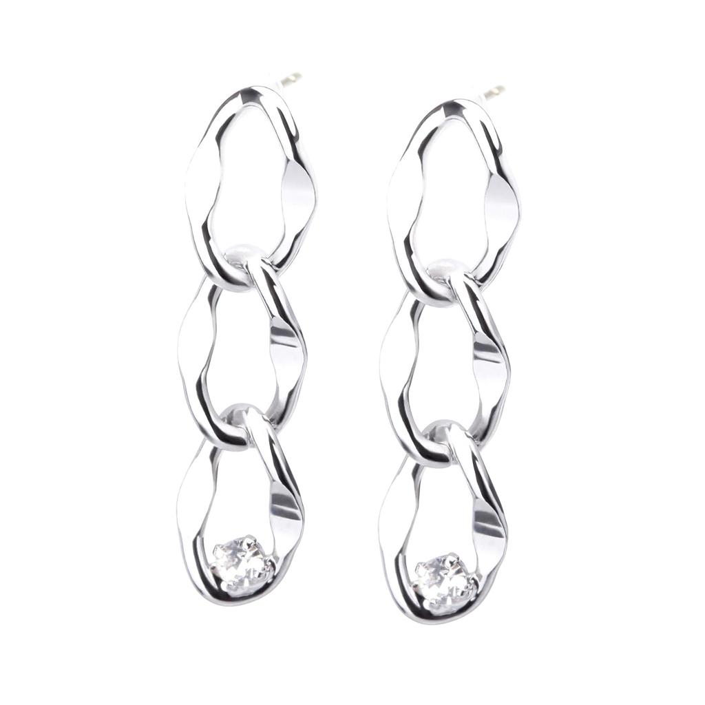 LOKUMI 4 Designs X 3 Colors To Choose 18K K18 Made In Swing Nickel Earrings, From, Gold, Post, Japan, K18, Hypoallergenic, Chain, Bijou, Earrings,