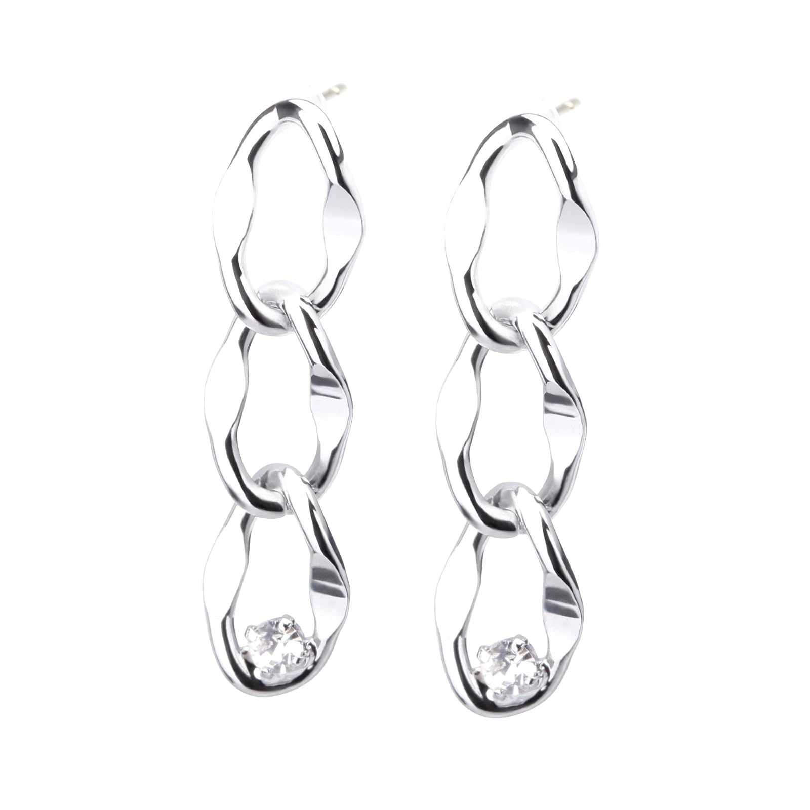 

LOKUMI 4 Designs x 3 Colors to Choose 18K K18 Made in Swing Nickel Earrings, From, Gold, Post, Japan, K18, Hypoallergenic, Chain, Bijou, Earrings,