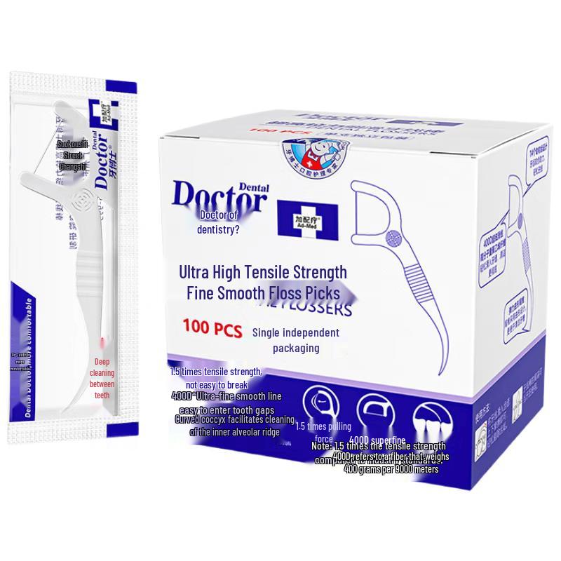 Dr. Tooth Fine & Smooth Dental Floss Picks