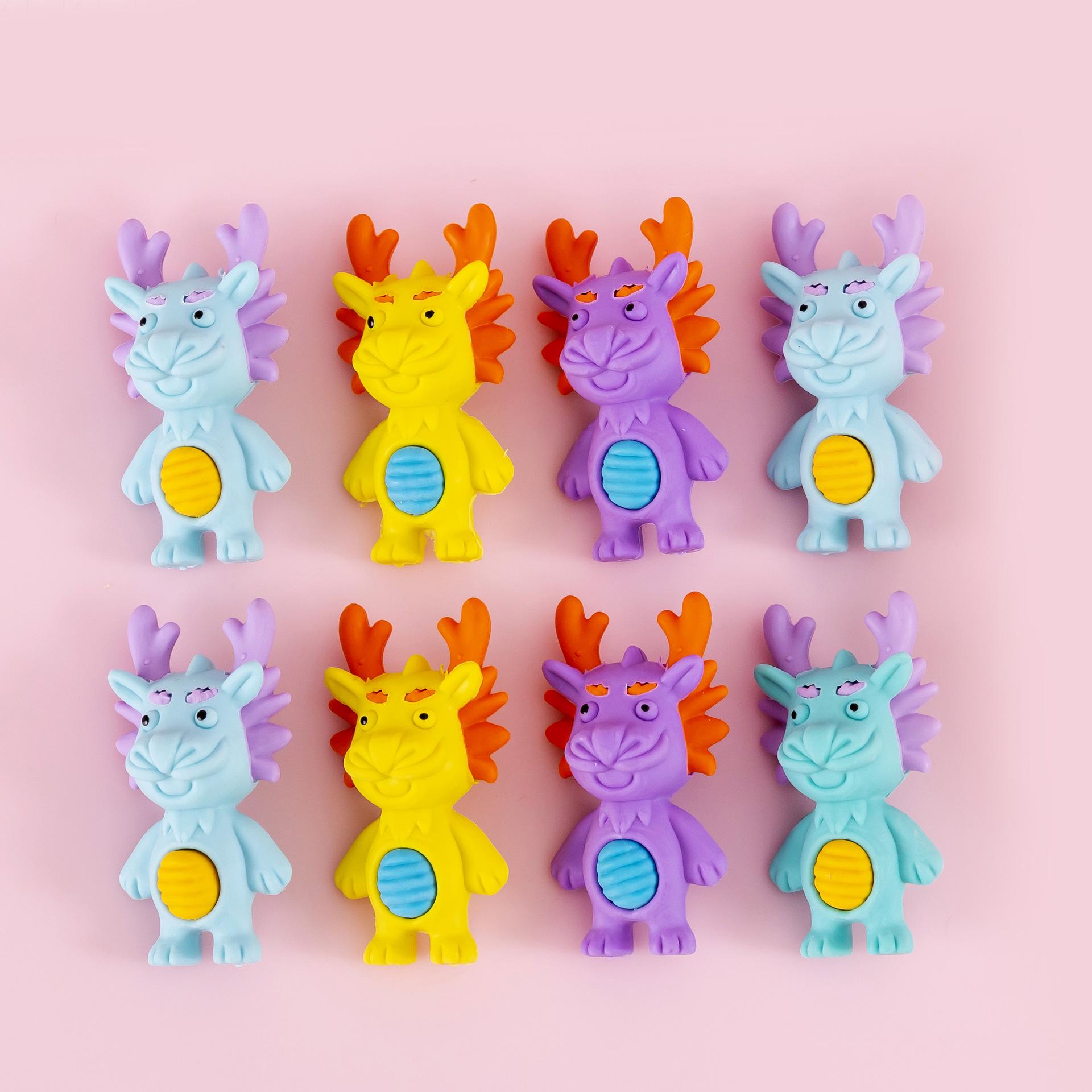 Cute Cartoon Astronaut Animal-Shaped Erasers for Students