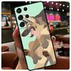 Cartoon German Shepherd Dog Phone Case For Samsung Galaxy S24 Ultra S20 S21 S22 S23 S25 Ultra S9 S10 Plus S25 FE Cover