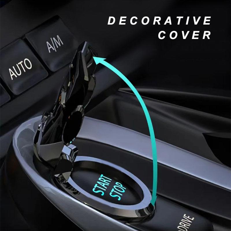 Auto Ein-Klick-Start Schutzhülle Start/Stopp-Knopf Dekoration für KIA Sportage Ceed Rio 3 Picanto Proceed Gt Stinger 4 K7