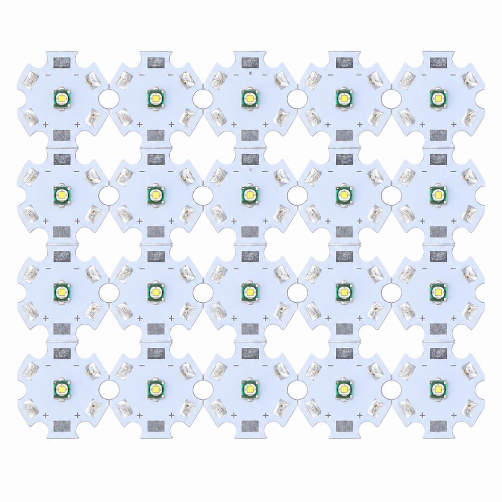 20PCS 3W LED Chip Bulb Aluminum LED Module Pixels Easy Pinspot Light Bulb For Car Lights