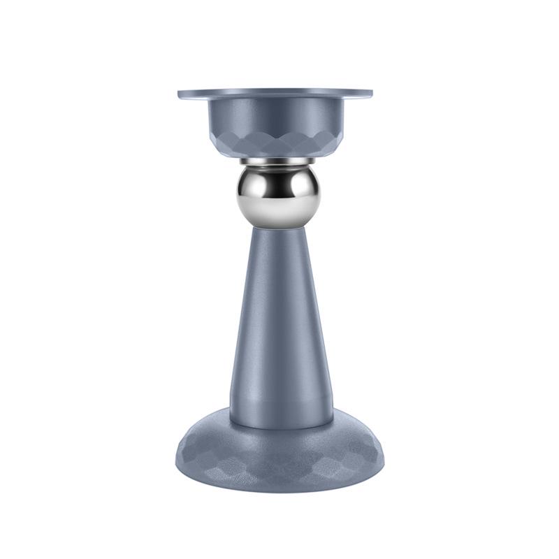Punch-Free Magnetic Door Stopper with Anti-Collision Silicone Bumper for Bathroom and Bedroom