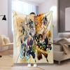 Japanese manga artist Koyoharu Gotouge's Demon Slayer blanket Soft and portable four season home bed,  office travel, lunch break, warm blanket K24
