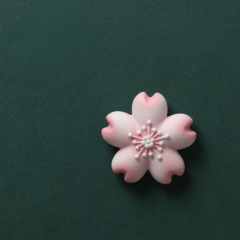 Resin Cloud Refrigerator Sticker Daisy Magnetic Sticker Creative Magnet Cherry Blossom Magnetic Sticker Cartoon Cute