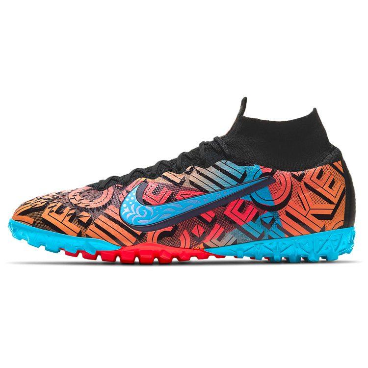 Nike Mercurial Superfly 7 TF Turf Firm Ground Cushioning Slip Resistant Abrasion Resistant Soccer Shoes Men's DA1871-011