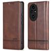 For Honor 200 5G Case Leather Phone Cover Magnetic Flip Closure