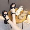 Sandals Women's Summer 2025 New Muffin Platform Leisure Sports Roman Beach Shoes One-word Belt with Skirt Shoes