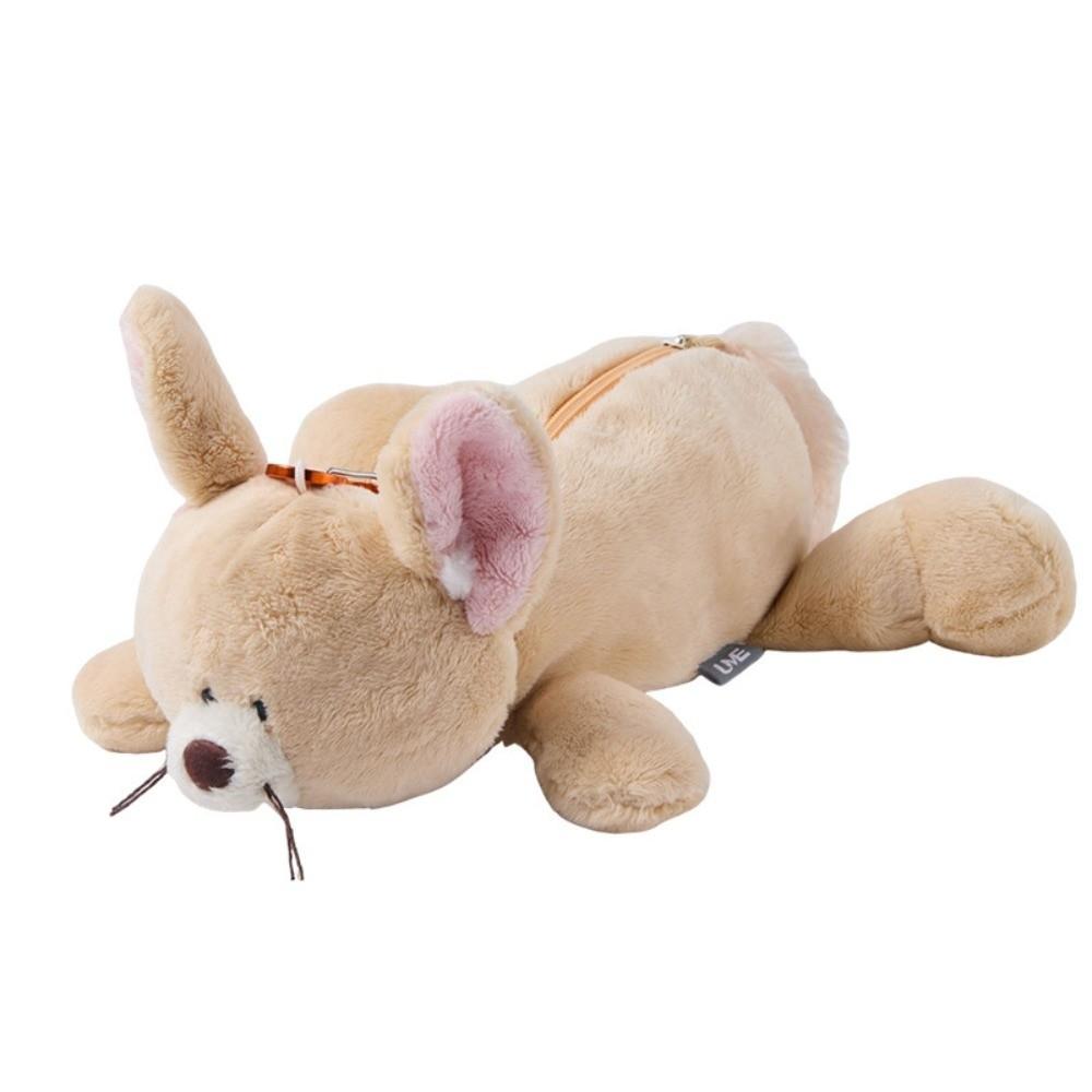 Large Capacity Pencil Case Cartoon Animal Stationery Organizer Gift Storage Bag  Student