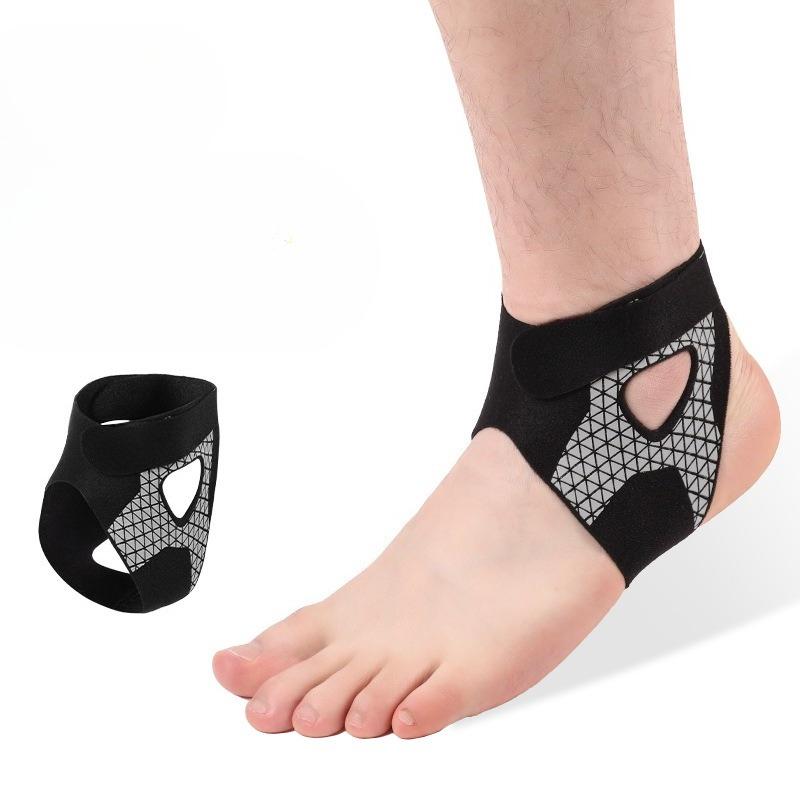 

2 шт. Бандаж на голеностоп с двунаправленным ремнем, компрессионный, стабилизирует сухожилия при движении, фиксирующий голеностопный сустав, предотвращает растяжения голеностопа L