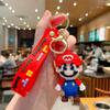 Creative Cartoon Mario Keychain Charming Pvc Decoration For Backpack And Keys