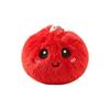 Plush Steamed Bun Keychain with Steamer Basket, Cute Soft Doll Toy for Bags and Keys